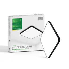 GREEN TECH LED stropna svetilka Green Tech 36W, 4000K, 48x48cm - CLD-8907