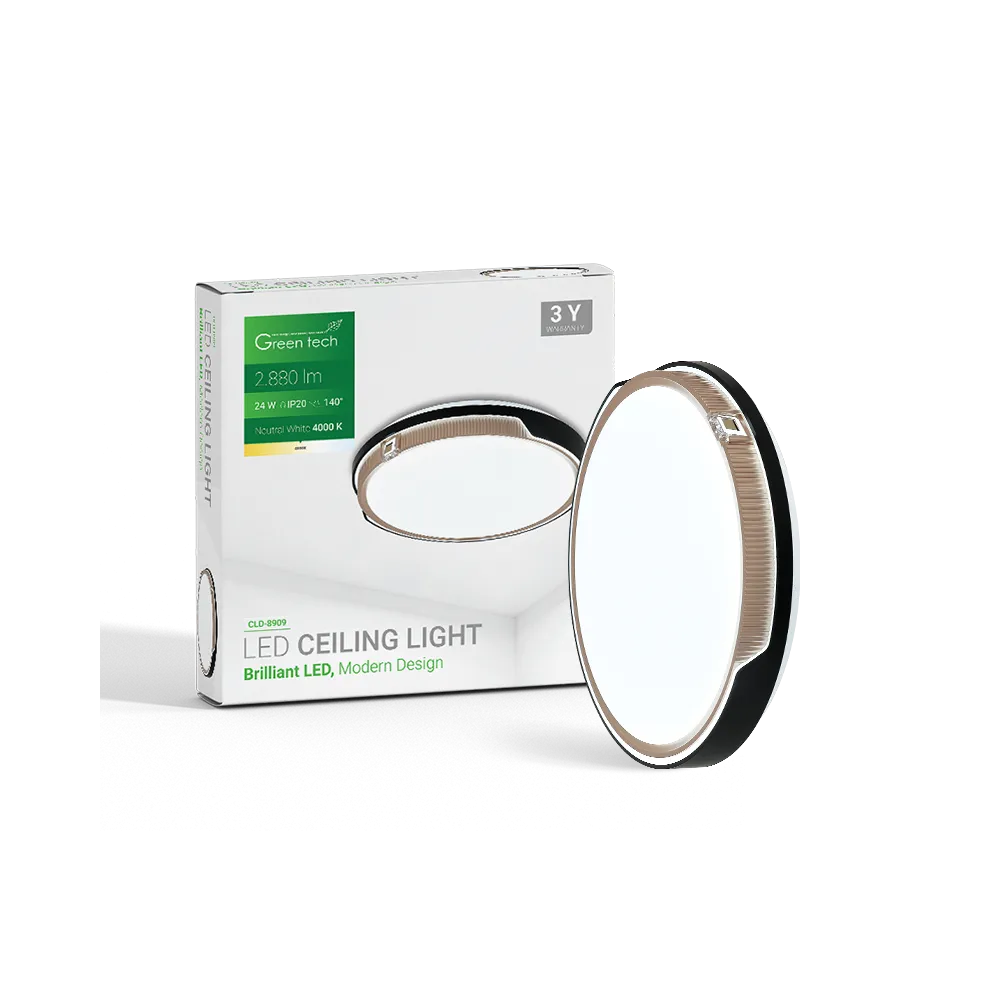 GREEN TECH LED ceiling light Green Tech 24W, 4000K, diameter 39cm - CLD-8909