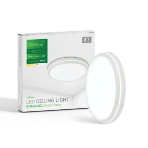 GREEN TECH LED stropna svetilka Green Tech 36W, 4000K, premer 51cm - CLD-8908