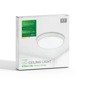 GREEN TECH LED ceiling light Green Tech 36W, 4000K, diameter 51cm - CLD-8908