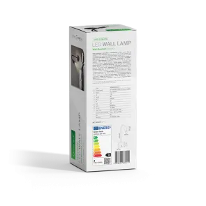 GREEN TECH LED wall lamp Green Tech 3W, 3000K, black color - LH-013-3W-WW