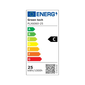 Zeleni TEHNOLOGIJA LED panel Zeleni tech 595 x 595 x 30 mm, 25W, 3 CCT, 160lm/W, Lifud gonilnik - PLX6060-25