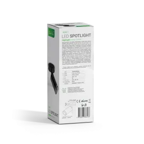 GREEN TECH LED reflektor Green Tech, GU10 X 1 kos, črna barva - NYXA-1