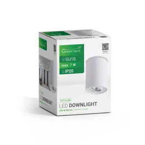 GREEN TECH Upgrade Lamp Green Tech, white color, GU10 socket - TS116-WH