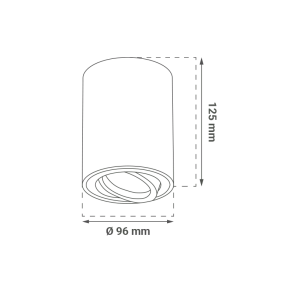 GREEN TECH Upgrade Lamp Green Tech, white color, GU10 socket - TS116-WH