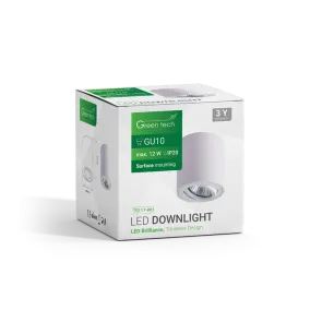 GREEN TECH Upgrade Lamp Green Tech, white color, GU10 socket - TS117-WH
