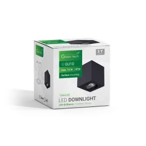 GREEN TECH Upgrade Lamp Green Tech, black color, GU10 socket - YS084S-BK