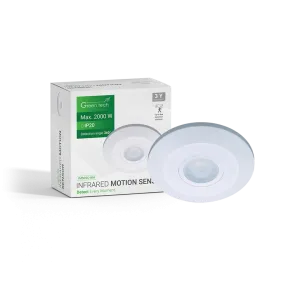 GREEN TECH Infracrveni nadgradni senzor gibanja Green Tech IMS05C, IP20, 360° - IMS05C-WH