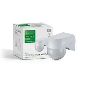 GREEN TECH Infracrveni nadgradni senzor gibanja Green Tech IMS12, IP44, 180°