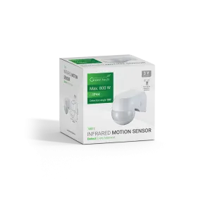 GREEN TECH Infracrveni nadgradni senzor gibanja Green Tech IMS12, IP44, 180°