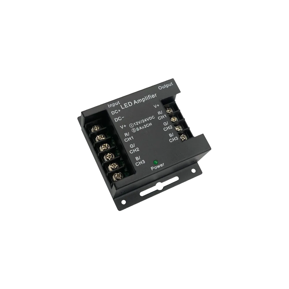 GREEN TECH RGB LED Strip Amplifier, 12-24V, 288W (12V), 576W (24V), common - LCS-TIH-AMF