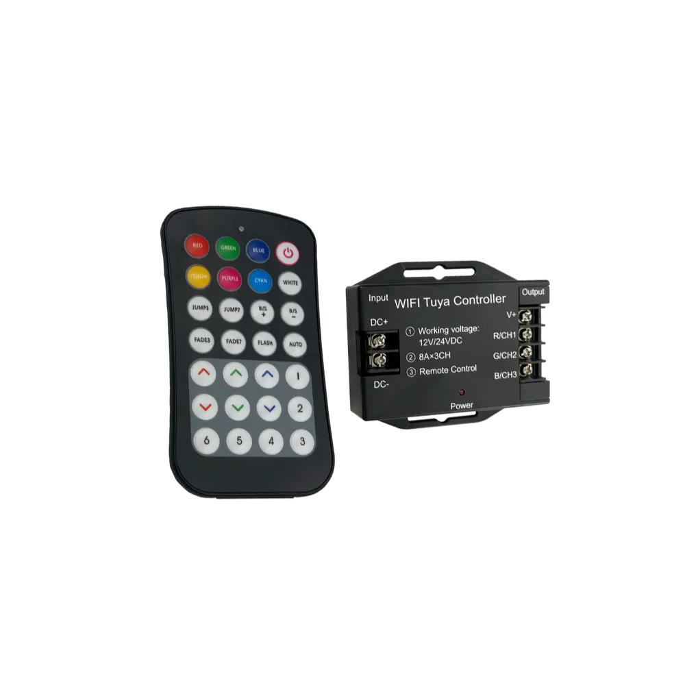 GREEN TECH LED Controller Green Tech TUYA, RGB, 12-24V, 288W (12V), 576W (24V), common - LCS-WIFI03-01