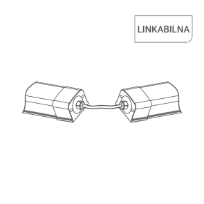 GREEN TECH LED waterproof light Green Tech, linkable, 3CCT, 30W, IP65, black - WP-BD-30W-3CCT