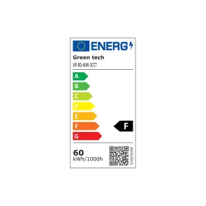 GREEN TECH LED vodoodporna svetilka Green Tech, povezljiva, 3CCT, 60W, IP65, črna - WP-BD-60W-3CCT