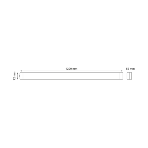 GREEN TECH LED vodoodporna svetilka Green Tech, povezljiva, 3CCT, 60W, IP65, črna - WP-BD-60W-3CCT