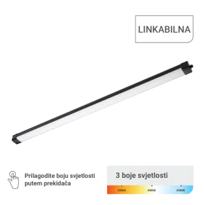 GREEN TECH LED vodoodporna svetilka Green Tech, povezljiva, 3CCT, 70W, IP65, črna - WP-BD-70W-3CCT