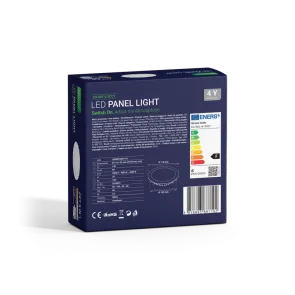 GREEN TECH LED panel Green Tech 6W, 3CCT, recessed, round - CX-R01-6-3CCT