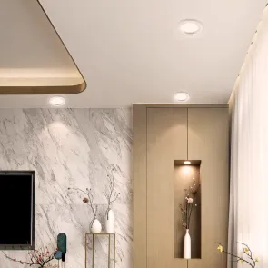 GREEN TECH LED panel Green Tech 6W, 3CCT, recessed, round - CX-R01-6-3CCT