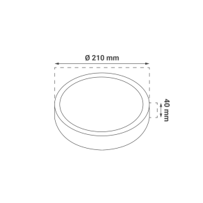 GREEN TECH LED panel Green Tech 18W, 3CCT, surface-mounted, round - CX-R02-18-3CCT