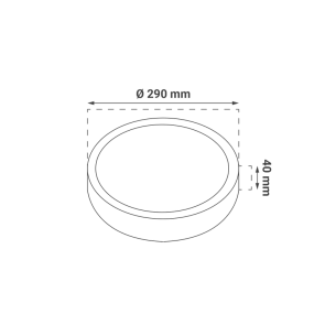 GREEN TECH LED panel Green Tech 24W, 3CCT, surface-mounted, round - CX-R02-24-3CCT