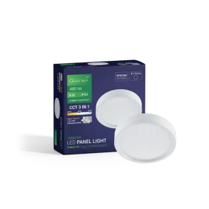 GREEN TECH LED panel Green Tech 6W, 3CCT, nadgradni, okrogli - CX-R02-6-3CCT