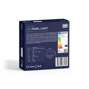 GREEN TECH LED panel Green Tech 12W, 3CCT, recessed, square - CX-S01-12-3CCT