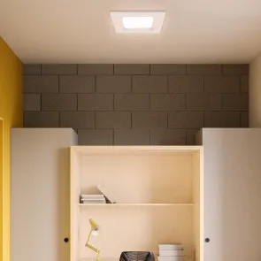 GREEN TECH LED panel Green Tech 12W, 3CCT, recessed, square - CX-S01-12-3CCT