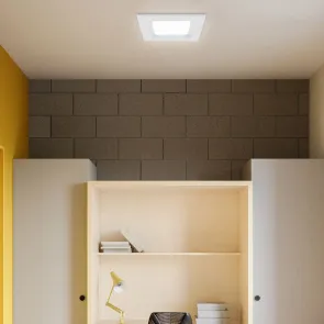 GREEN TECH LED panel Green Tech 12W, 3CCT, recessed, square - CX-S01-12-3CCT