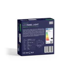 GREEN TECH LED panel Green Tech 3W, 3CCT, vgradni, kvadratni - CX-S01-3-3CCT