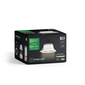 GREEN TECH LED downlight Green Tech 28W, 3CCT, diameter 195-210 mm - DWE-28W