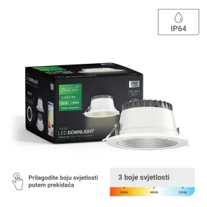 GREEN TECH LED svetilka Green Tech 40W, 3CCT, premer 240-255 mm - DWE-40W