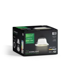 GREEN TECH LED svetilka Green Tech 40W, 3CCT, premer 240-255 mm - DWE-40W