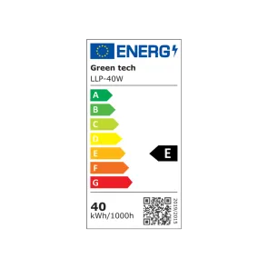 GREEN TECH LED kristalna panel visilica Green Tech 40W, 3CCT, 120 lm/W, 300x12 - LLP-40W