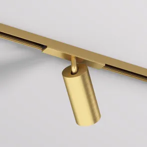 Track light 10W 3000K 48V satin brass SHINE (DK/EU-5741-SB)