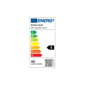 GREEN TECH LED waterproof light Green Tech, linkable, 45W, 120LM/W, 3CCT, IP65 - WP-Q45W-3CCT