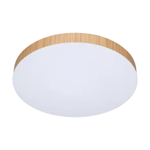 GREEN TECH LED stropna svetilka Green Tech 36W, 3CCT, 40 cm, leseni okvir - CLE-36W
