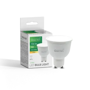 GREEN TECH LED bulb Green Tech 9W, 3000K, GU10, IP20, Sanan chip - LB-1010