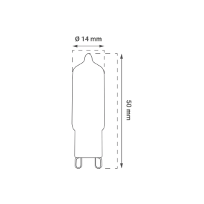 GREEN TECH LED žarnica Green Tech 2W, 4000K, G9, IP20, San`an čip - LB-4002