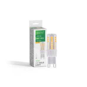 GREEN TECH LED bulb Green Tech 4W, 3000K, G9, IP20, San`an chip - LB-4003