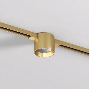 Track light SPOT 8W 3000K 48V satin brass SHINE (DK/EU-5743-SB)