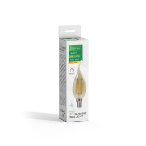 GREEN TECH LED filament bulb Green Tech 4W, 2300K, E14, AC220V, C35T, amber, dimmable - LFB-5101