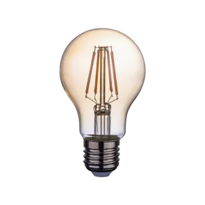 GREEN TECH LED filament bulb Green Tech 8W, 2300K, E27, AC220V, A60, amber, dimmable - LFB-5002