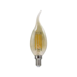 GREEN TECH LED filamentska žarnica Green Tech 6W, 2300K, E14, AC220V, C35T, jantarna, nastavljiva - LFB-5102