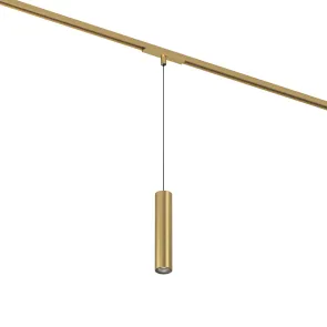 Viseča tirna svetilka SPOT 8W 3000K 48V medenina SHINE (DK/EU-5744-SB)