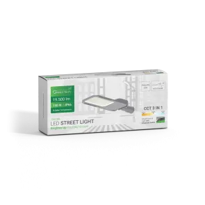 GREEN TECH LED ulična svetilka. Green Tech 150W, 19500lm, Philips LED, 3 CCT 3000K-4000K-6000K - S10B-150W