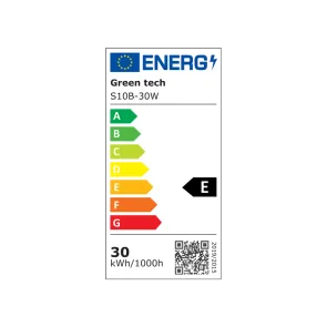 GREEN TECH LED street light. Green Tech 30W, 3900lm, Philips LED, 3 CCT 3000K-4000K-6000K - S10B-30W