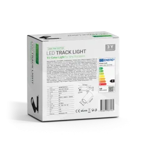 GREEN TECH LED tirna svetilka Green Tech 10W, 3 CCT, črna barva - L068-10W-3CCT-BK