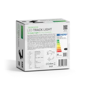 GREEN TECH LED Track Light Green Tech 20W, 3 CCT, black color - L068-20W-3CCT-BK