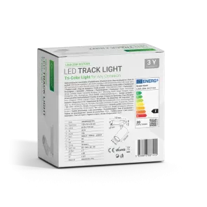 GREEN TECH LED track light Green Tech 20W, 3 CCT, white color - L068-20W-3CCT-WH