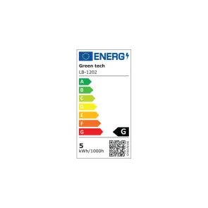 GREEN TECH LED žarnica Green Tech 5W, 4000K, E14, C37, IP20, Sanan čip - LB-1202